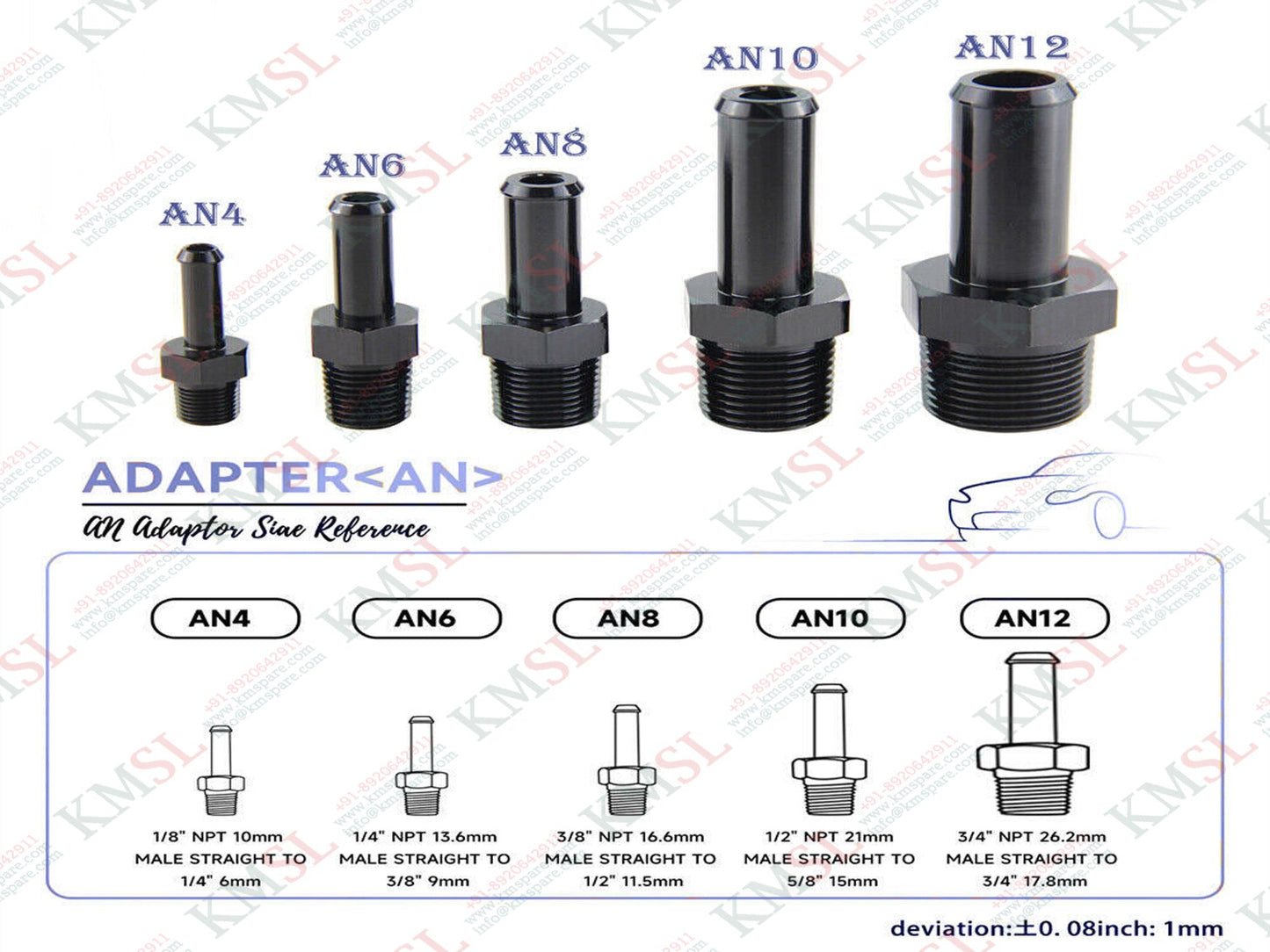 AN4-PN 2N2A006A EVEST, EVEST Machine Nozzle