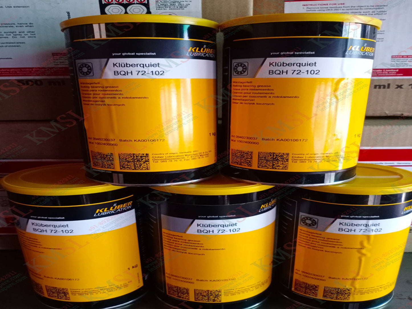 BQH-72-102 Kluberquiet Lubricant Grease | KMSPARE LINK PVT LTD