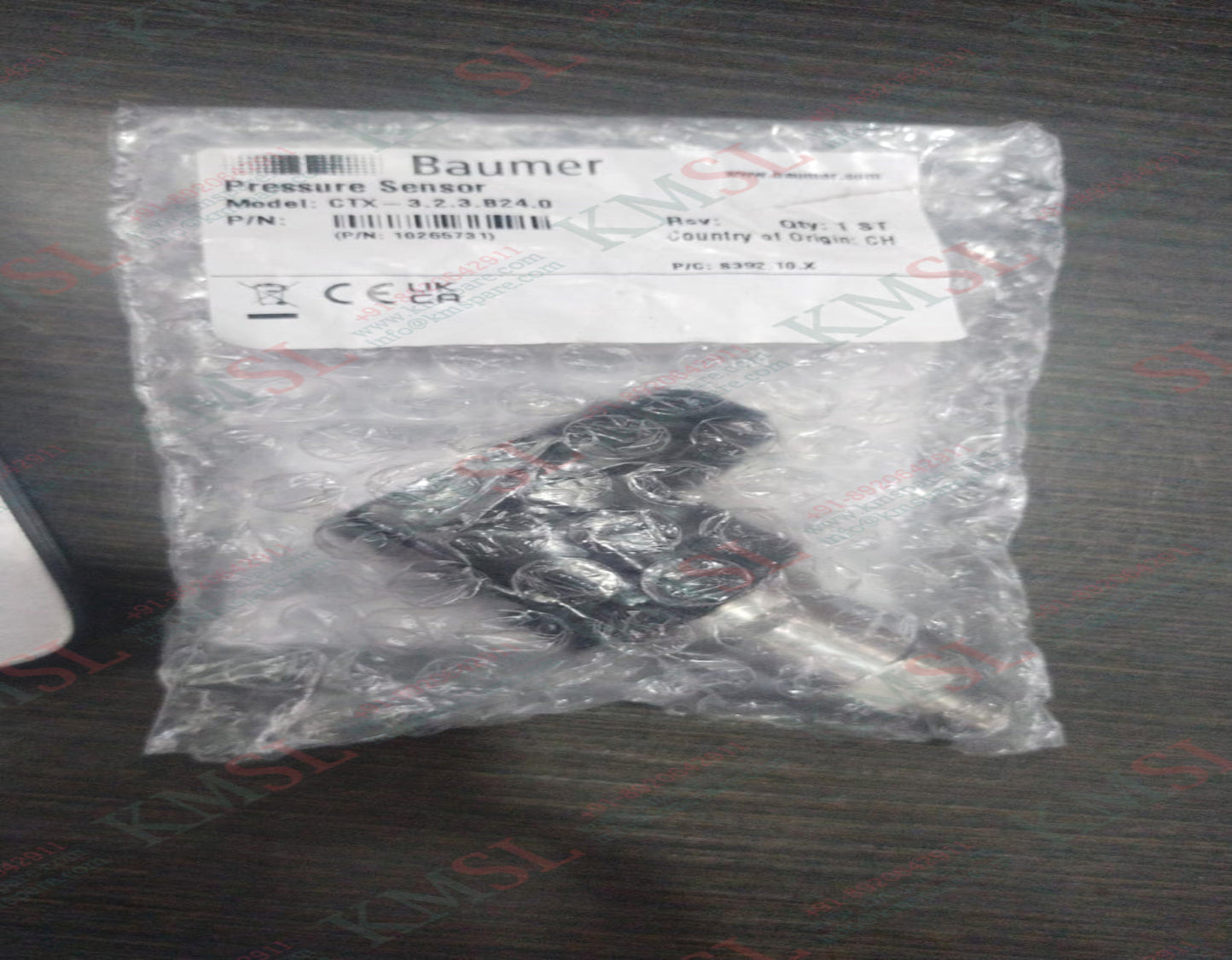 BAUMER Pressure Transmitter, CTX-3.2.3 B24.0 BAUMER