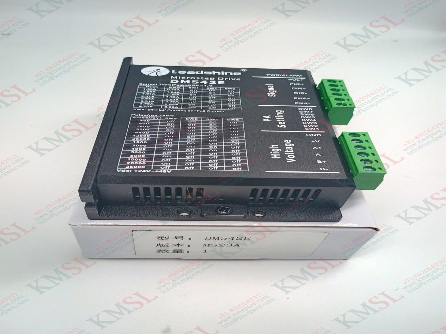 DM542E Leadshine Microstep Drive | High-Precision Stepper Motor Driver | KMSPARE