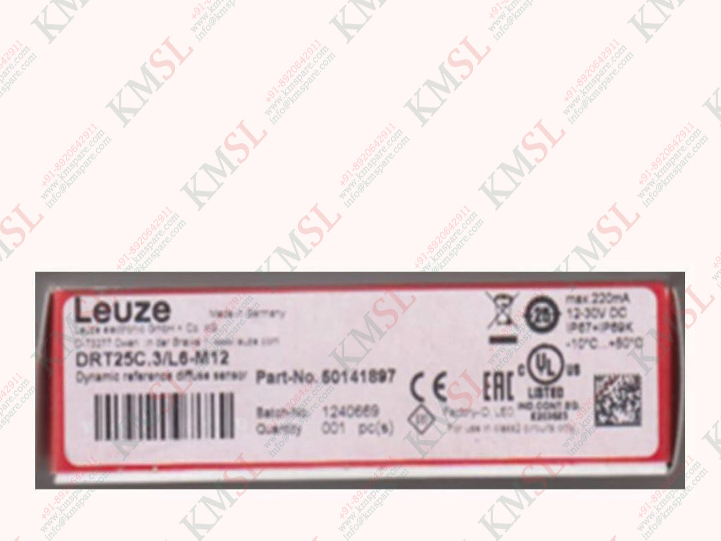 DRT25C.3/L6-M12 LEUZE, LEUZE Dynamic Reference Diffuse Sensor
