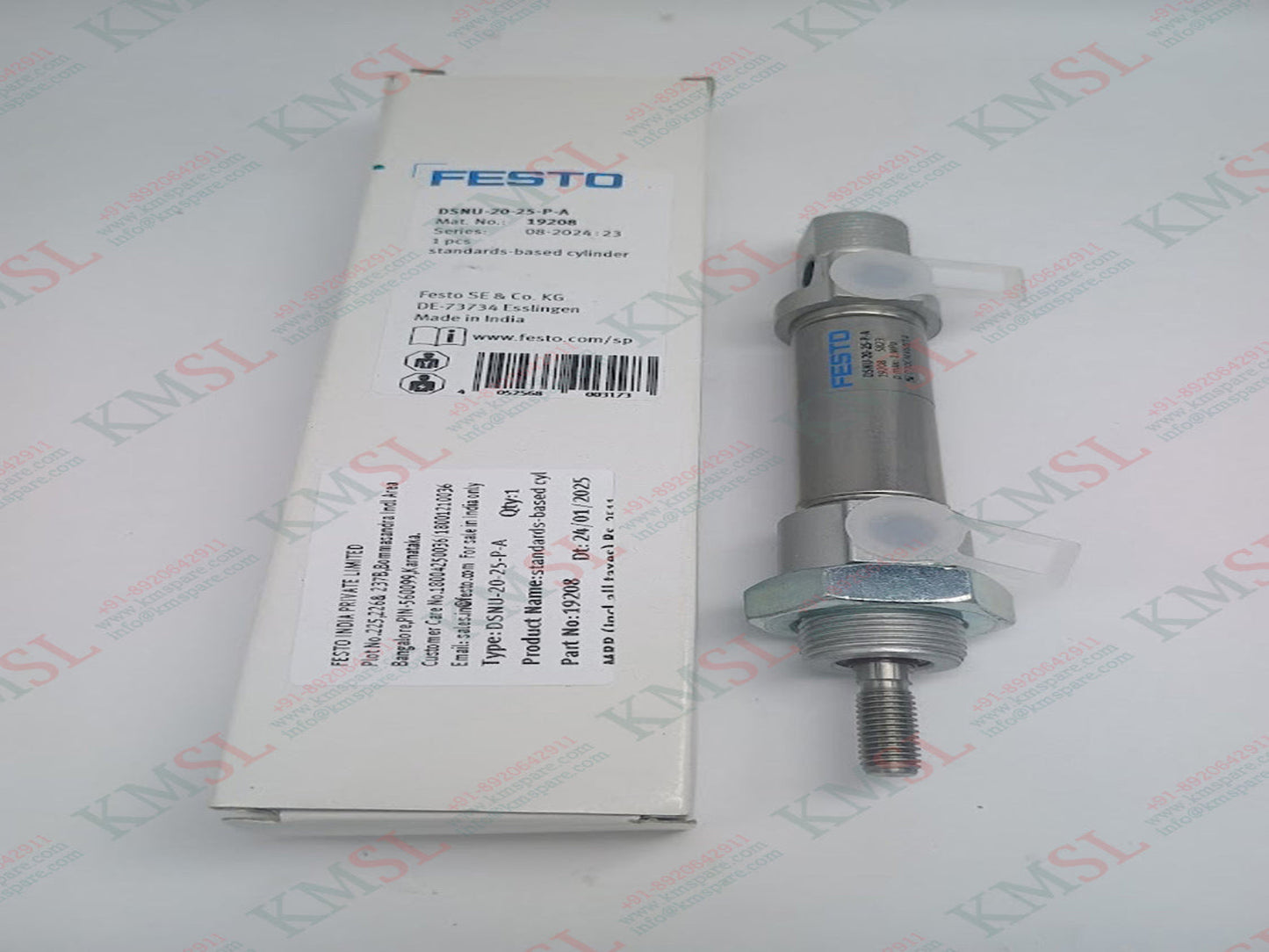 DSNU-20-25-P-A Festo Pneumatic Cylinder | KMSPARE LINK PVT LTD