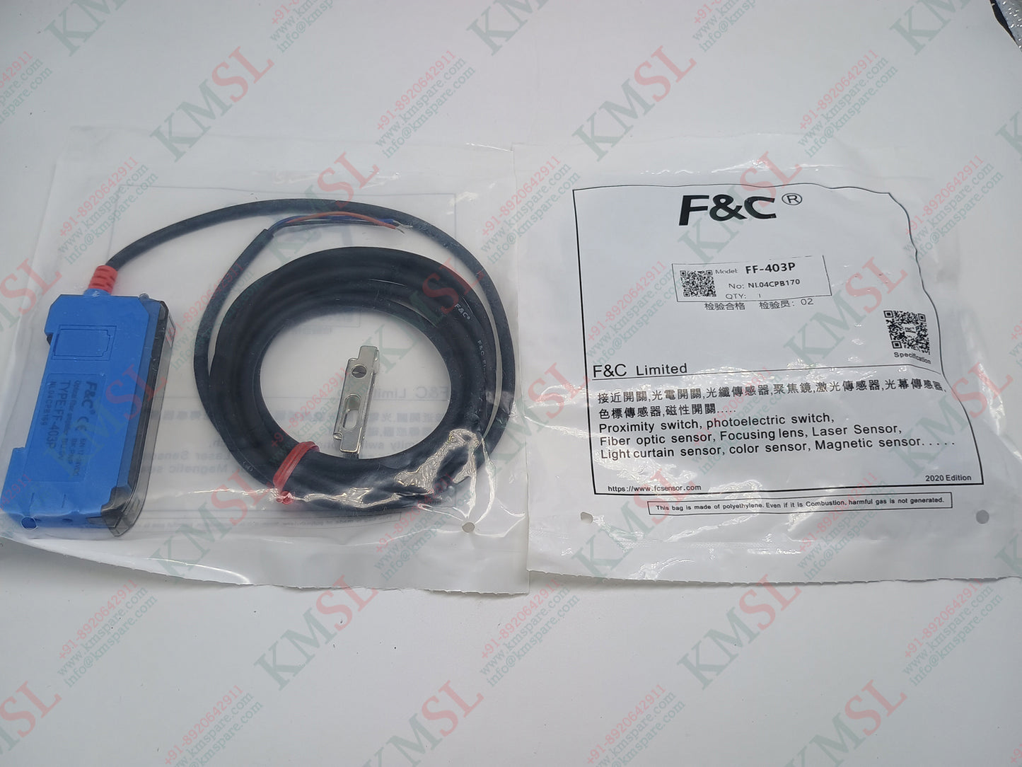 FF-403P F&C Fiber Optic Sensor – Industrial Photoelectric Sensor | KMSPARE