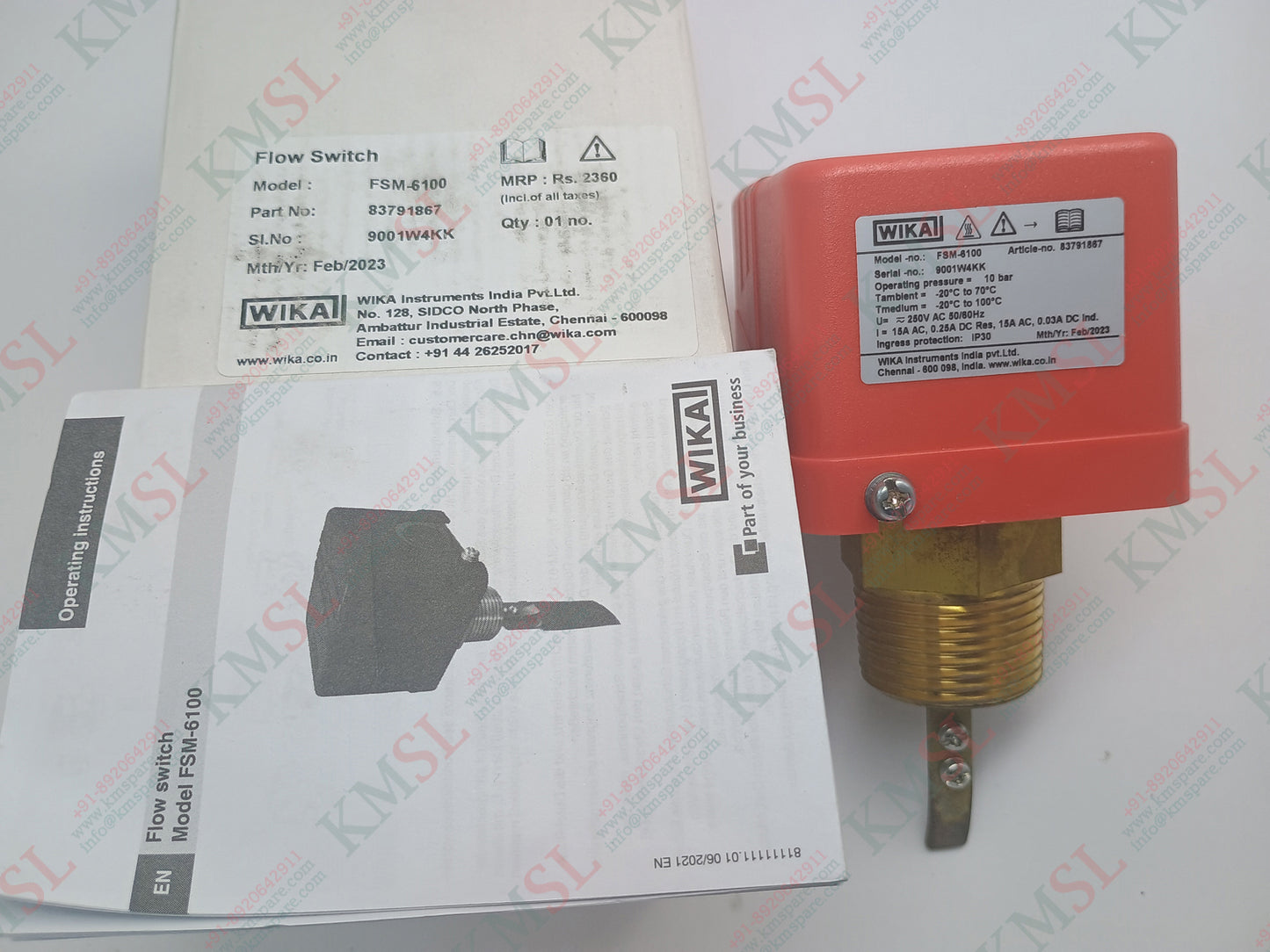 FSM-6100 WIKA, WIKA Flow Switch
