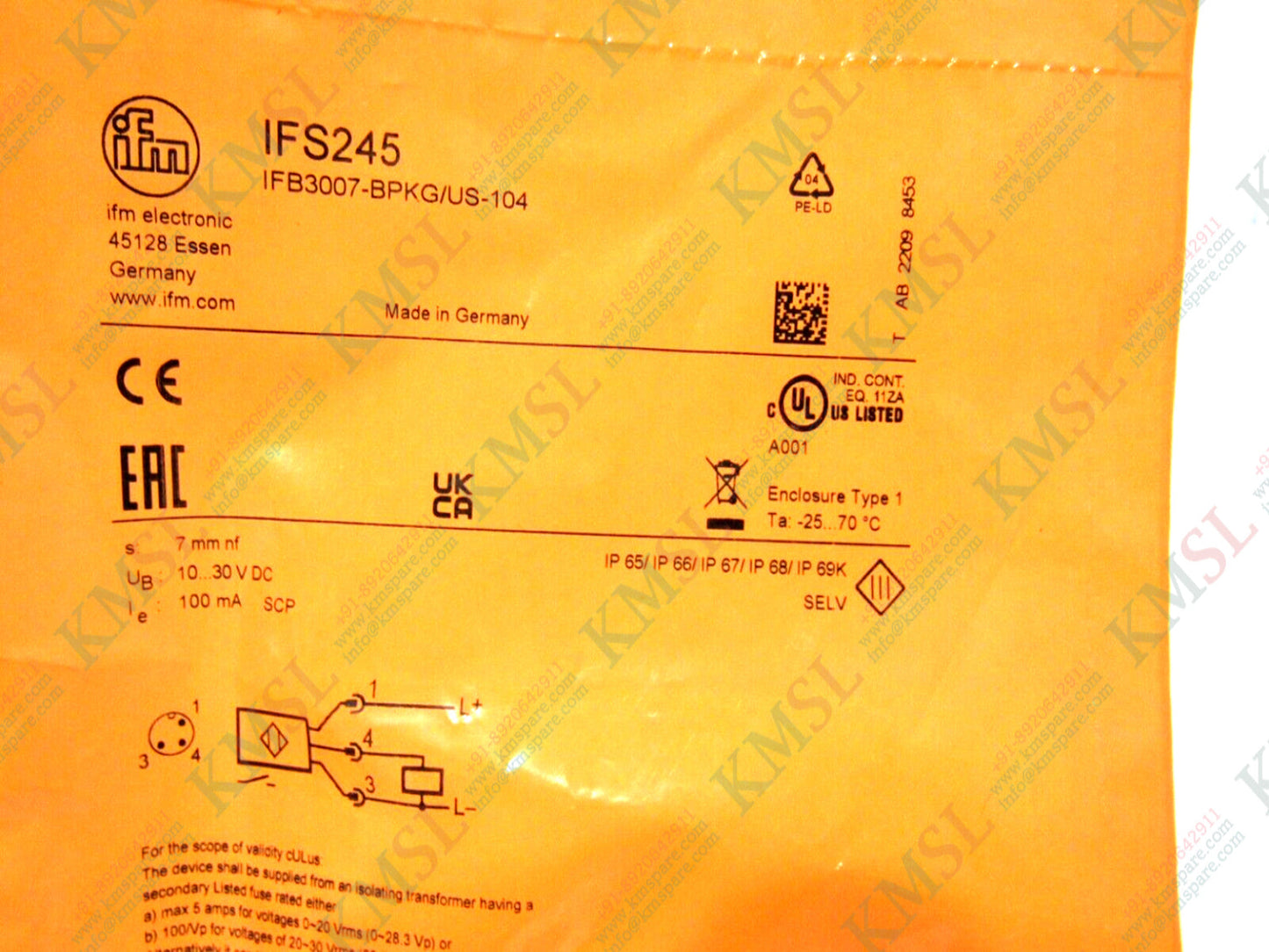 IES245 IFM, IFM Inductive Sensor