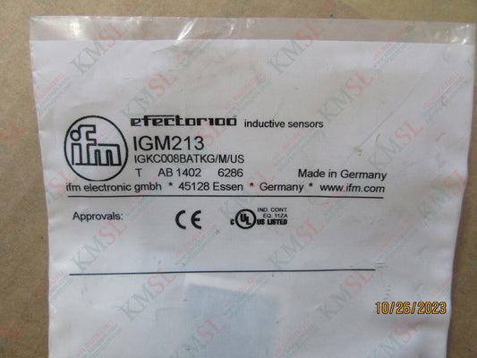 IFM Inductive Sensor, IGM213 IFM