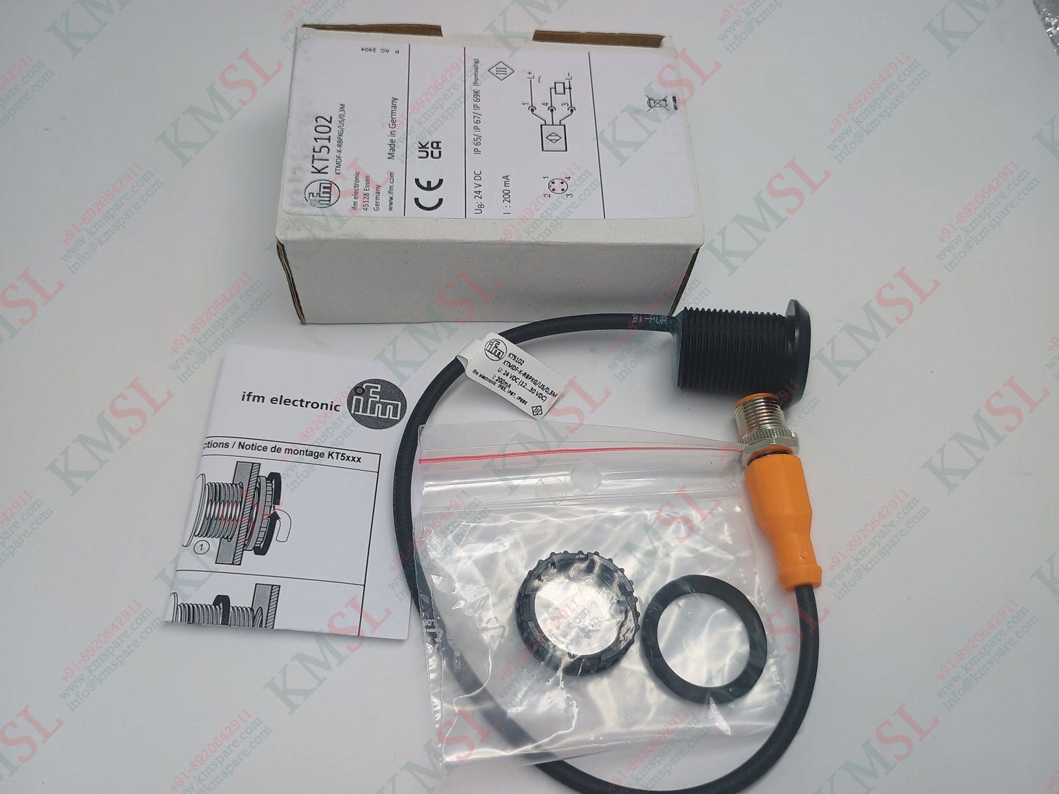 IFM Illuminated Capacitive Touch Sensor, KT5102 IFM Illuminated
