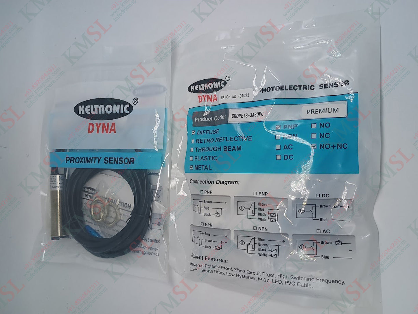 GKDP18-3A30PC Keltronic, Keltronic Photoelectric Sensor
