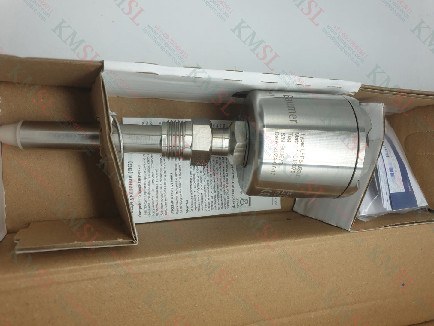 BAUMER Level Switch, LFFS.033.0 BAUMER