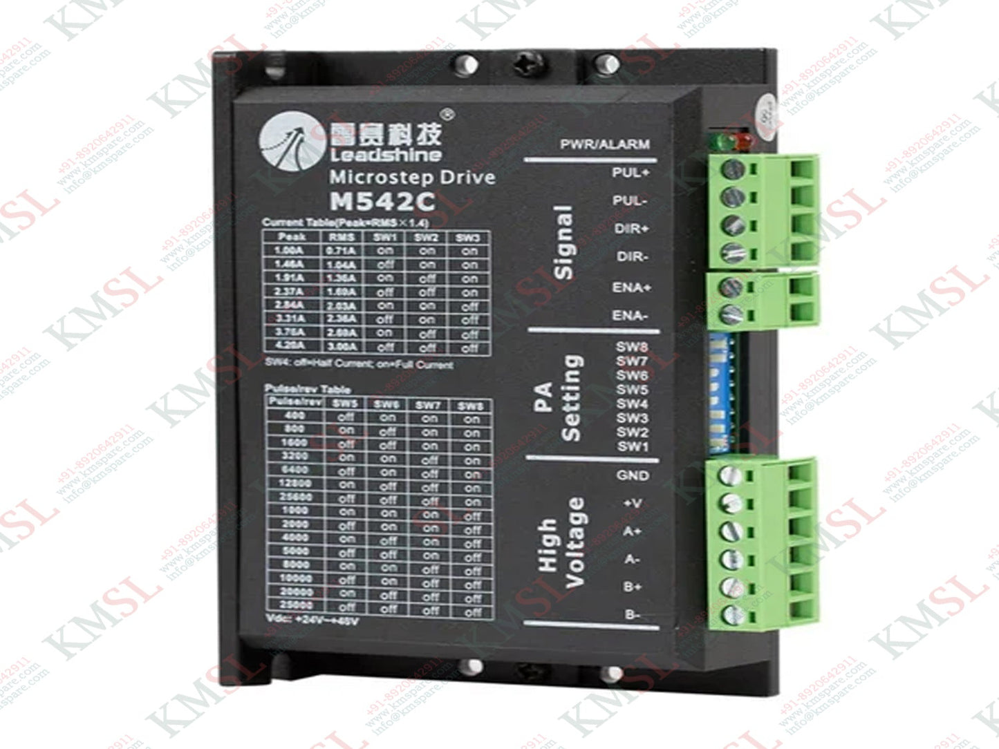M542C Leadshine Stepper Motor Drive | KMSPARE LINK PVT LTD