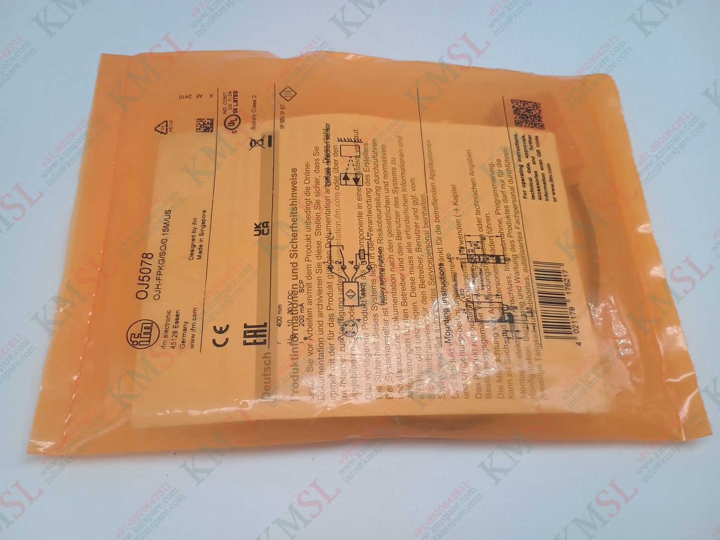 IFM Diffuse Reflection Sensor, OJ5078 IFM
