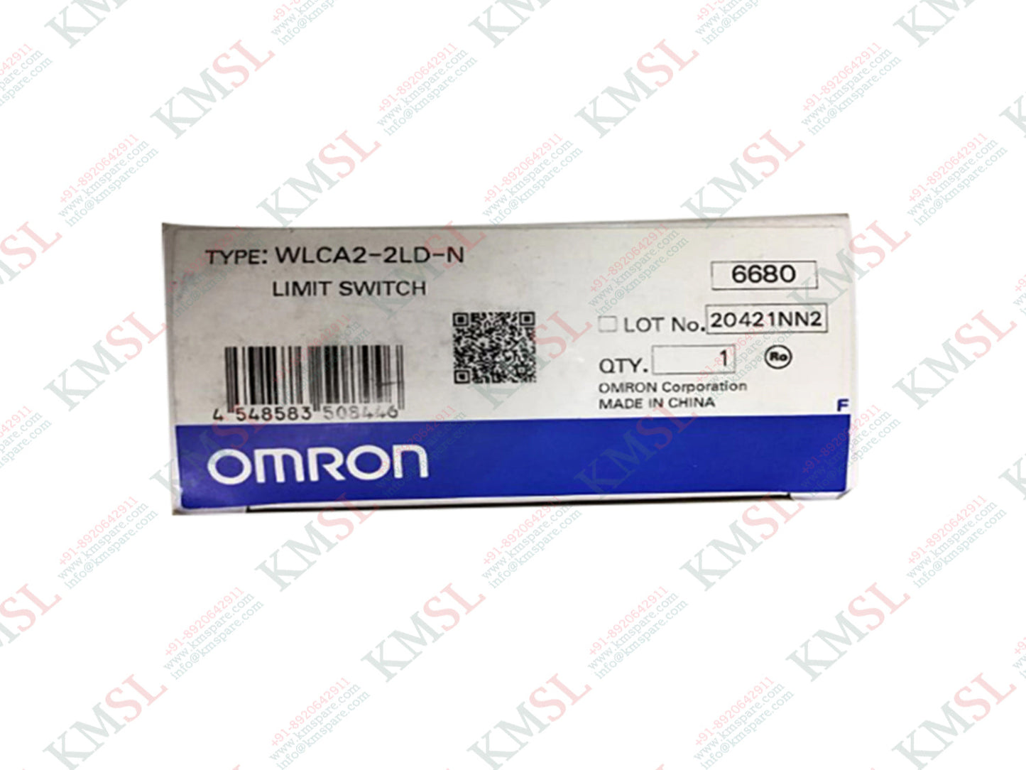 Omron WLCA2-2LD-N Limit Switch | Heavy-Duty Industrial Position Switch | KMSPARE