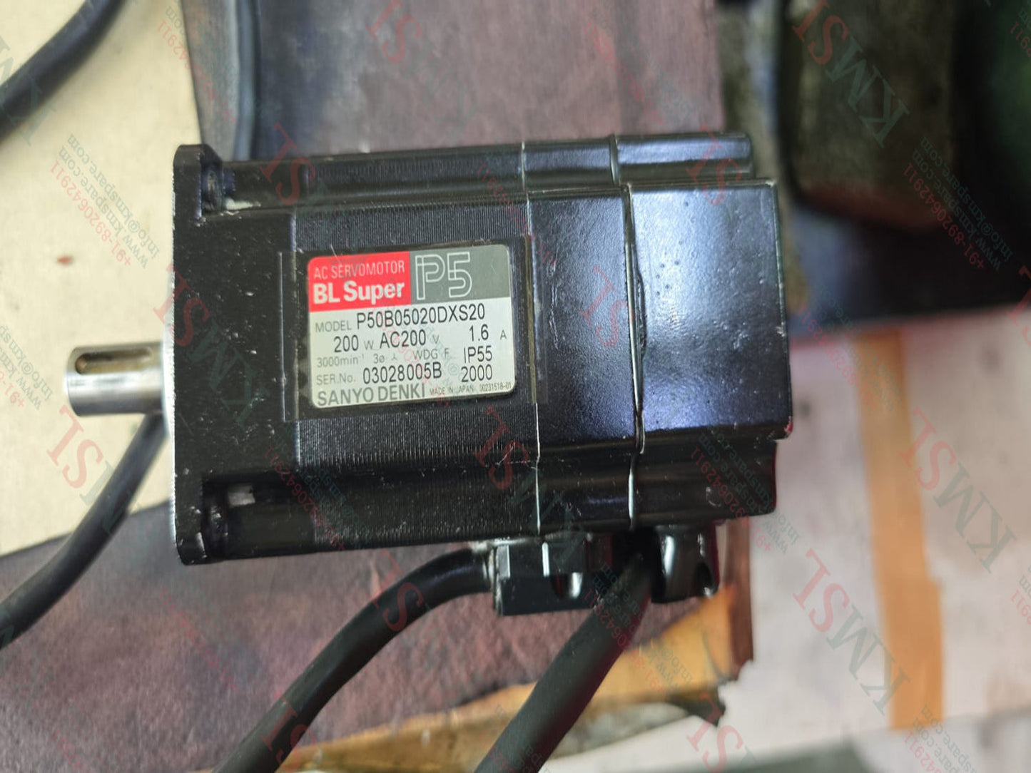 P50B05020DXS20200 Sanyo Denki AC Servo Motor | KMSPARE LINK PVT LTD
