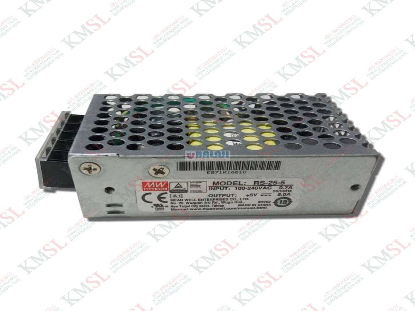 RS-25-5 Meanwell Power Supply – Industrial Automation | KMSPARE