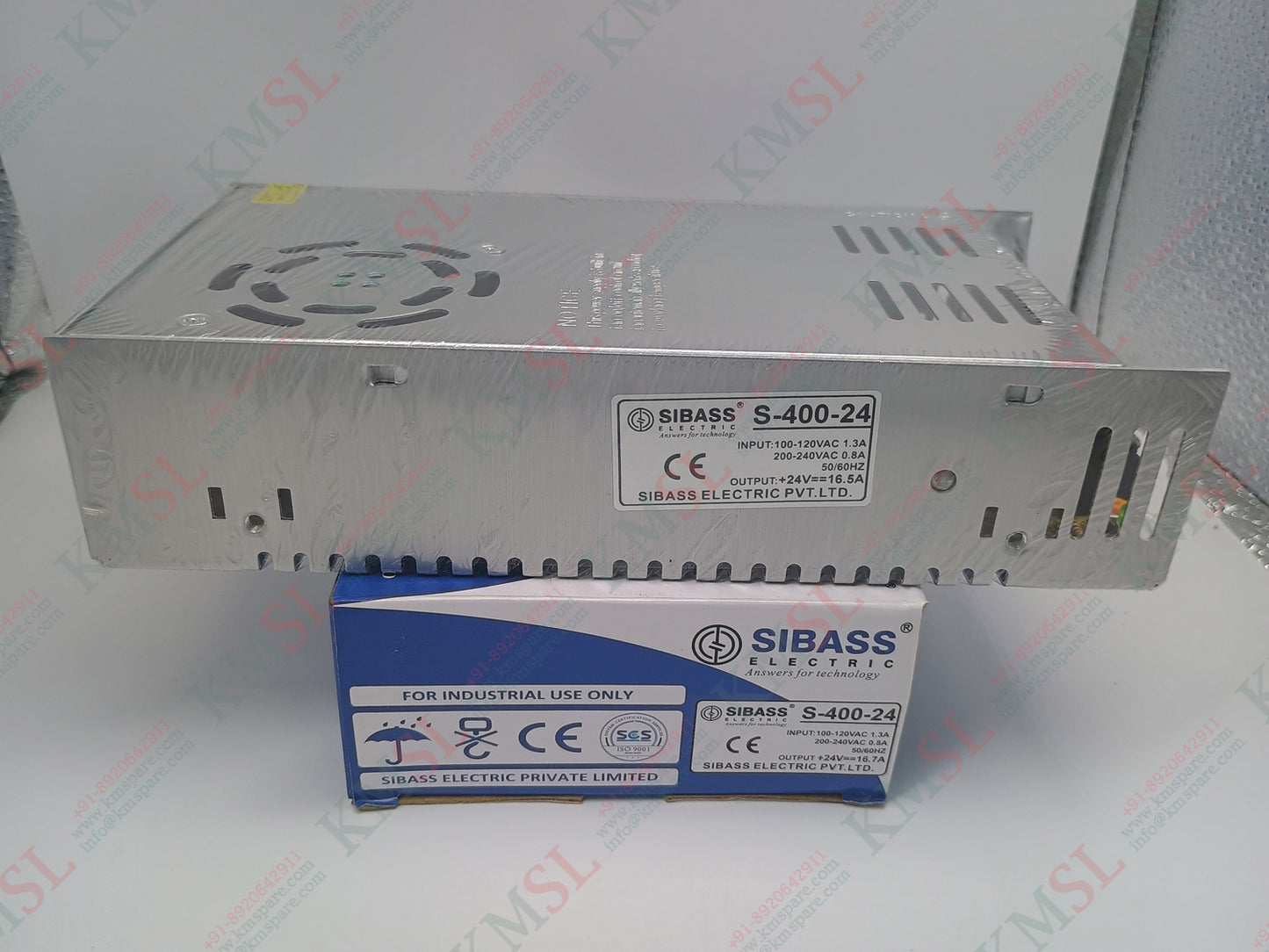 S-400-24 SIBASS, SIBASS PoweaS-400-24 SIBASS Power Supply | 24V DC Industrial SMPS – KMSPAREr Supply