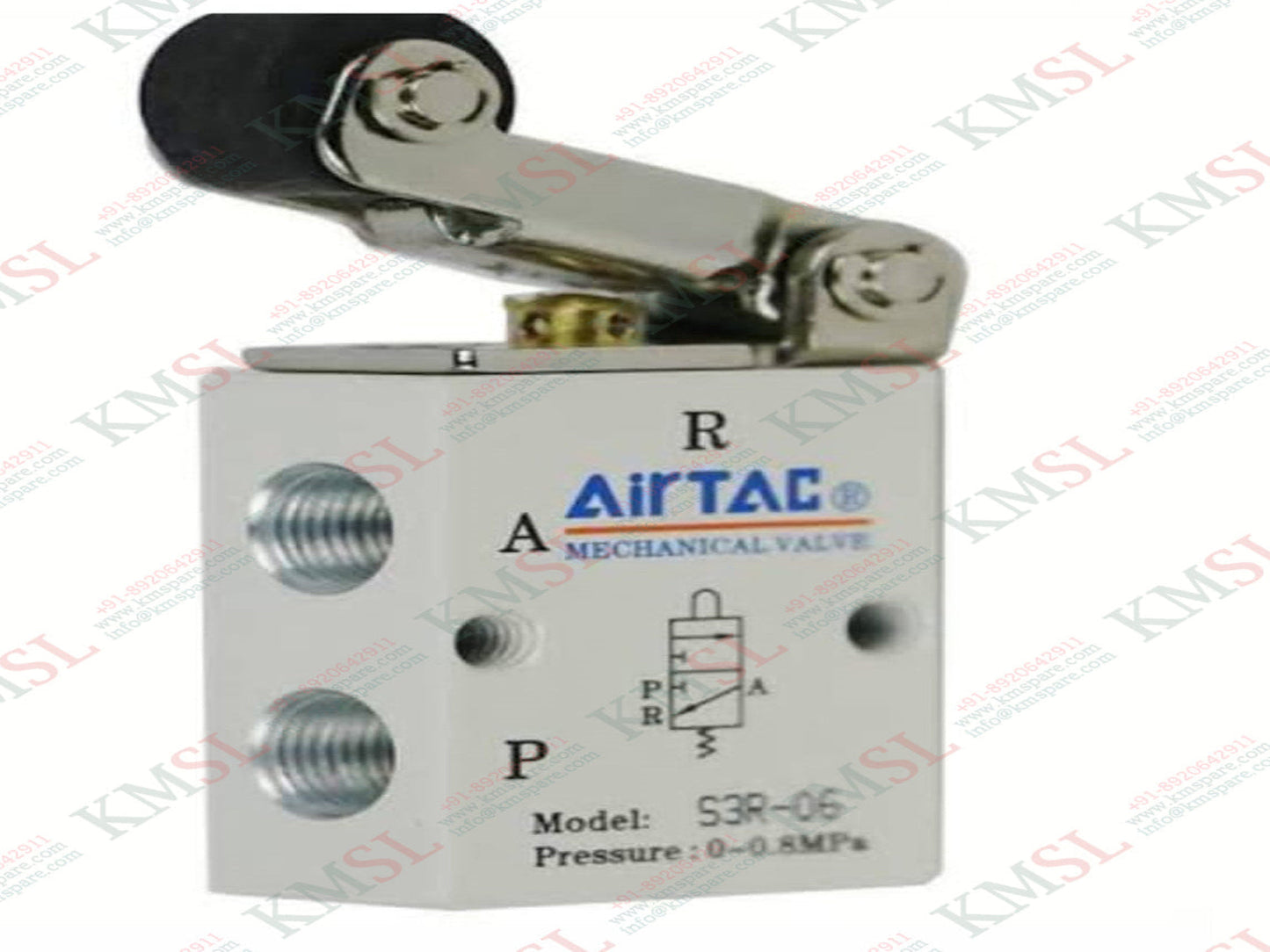 S3R-06 Airtac Mechanical Valve – Reliable Pneumatic Control Valve | KMSPARE