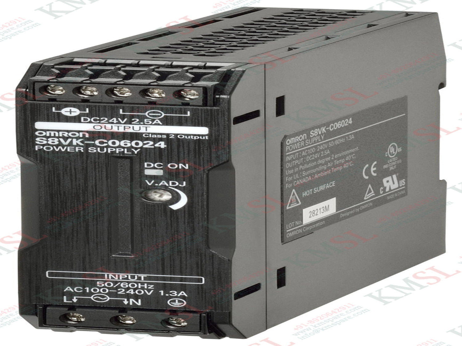 Omron Power Supply, S8VK-C06024 Omron
