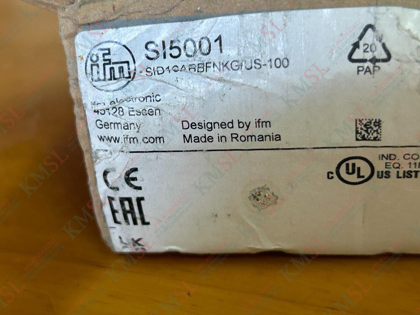 SI5001 IFM Flow Monitor | Industrial Flow Monitoring | KMSPARE
