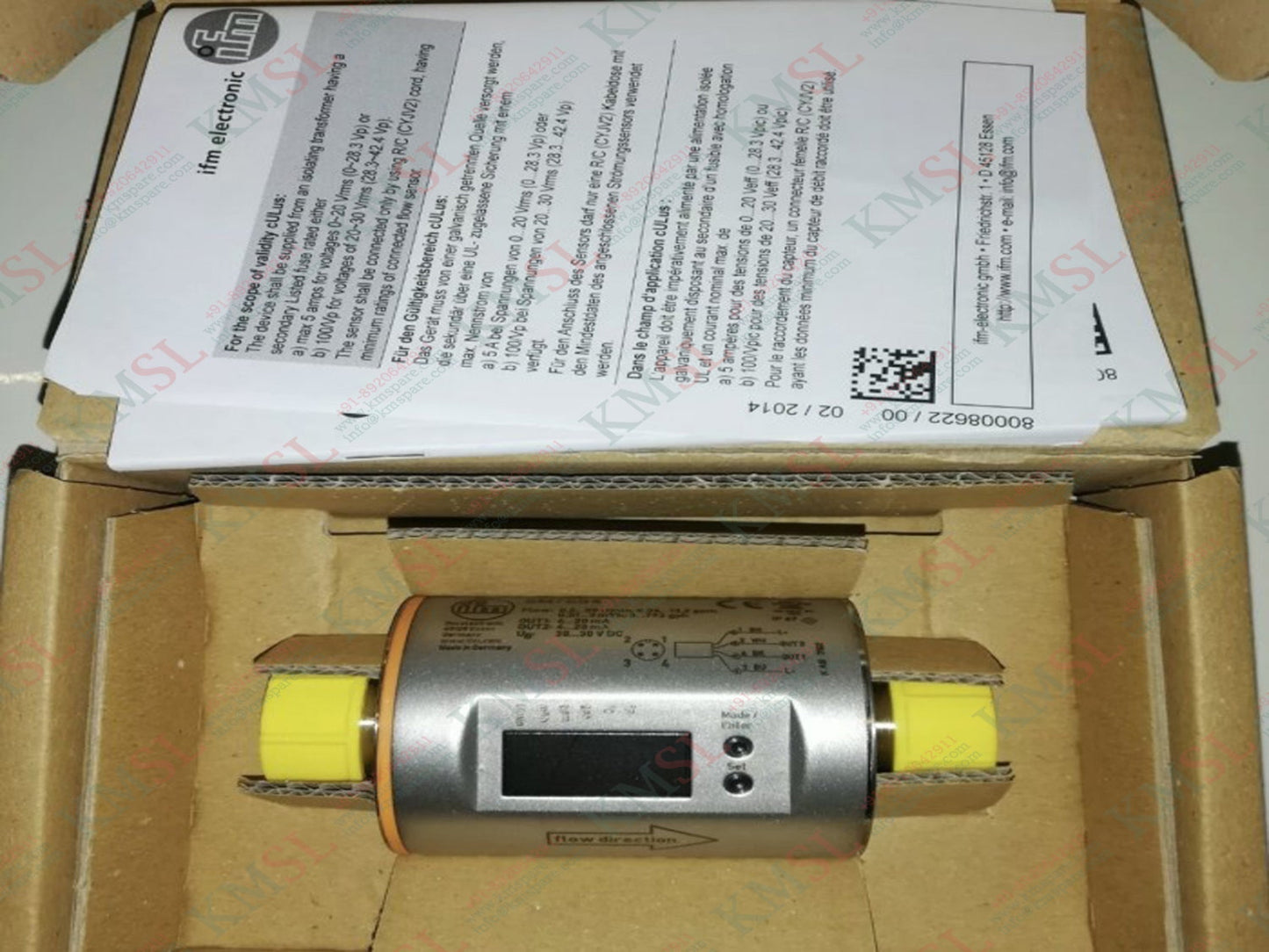 SM7004 IFM Flow Meter | Industrial Liquid Flow Sensor | KMSPARE
