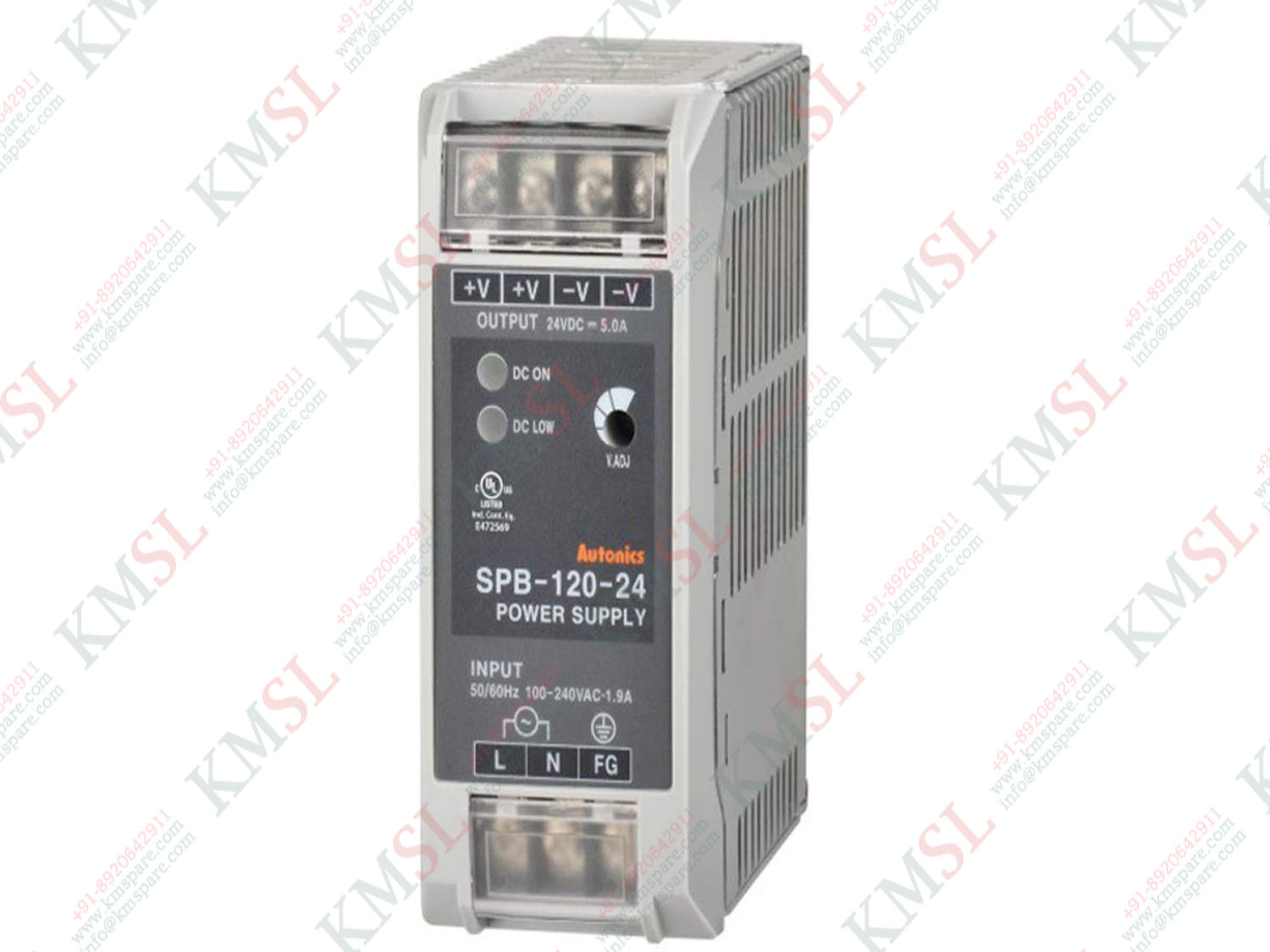 Autonics DIN Rail Switching Mode Power Supplies, SPB-120-24 Autonics