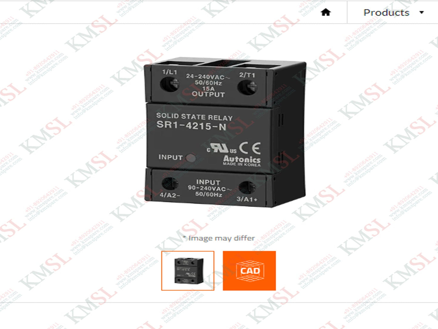 Autonics Solid State Relays, SR1-4215-N Autonics