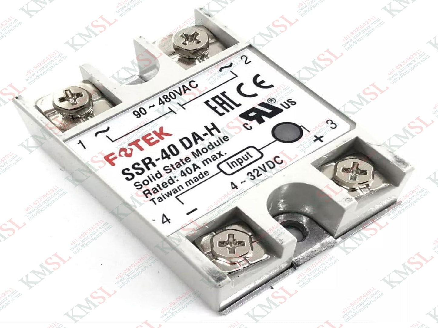 Fotek Solid State Relay, SSR-40DA-H Fotek