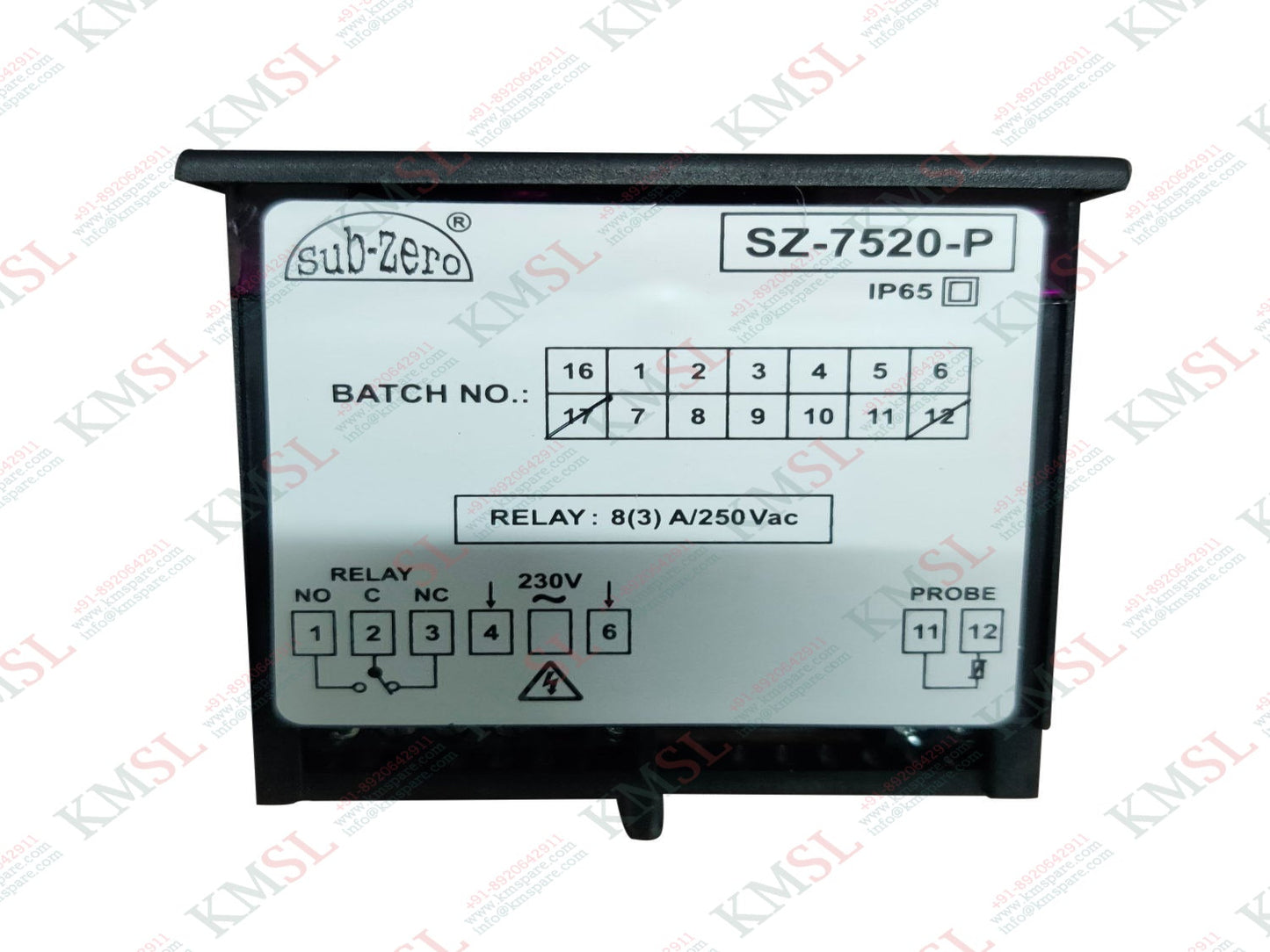 Sub Zero Temperature Controller, SZ-7520-P Sub Zero