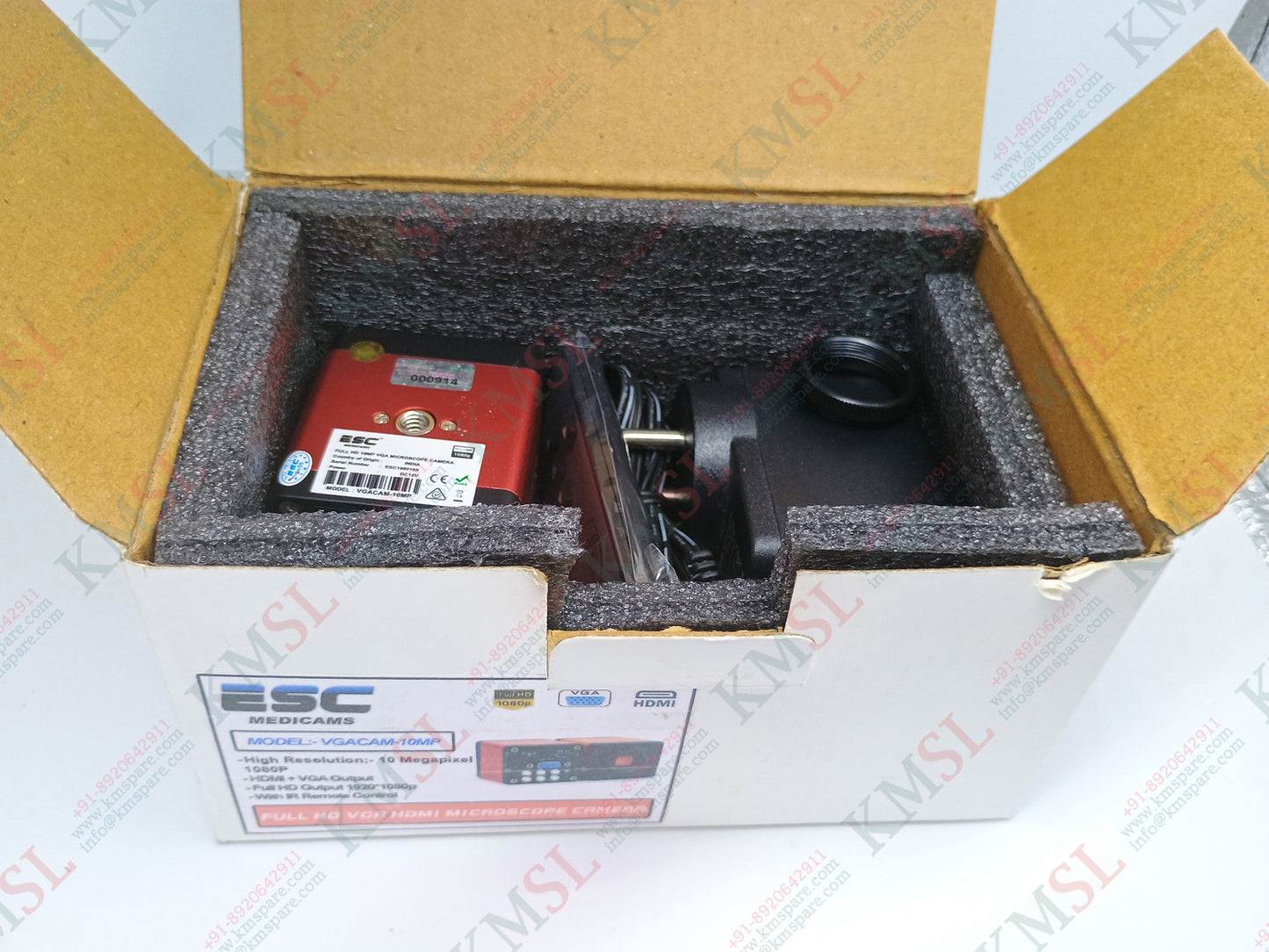 VGACAM-10MP ESC Microscope Camera | High-Resolution Imaging | KMSPARE