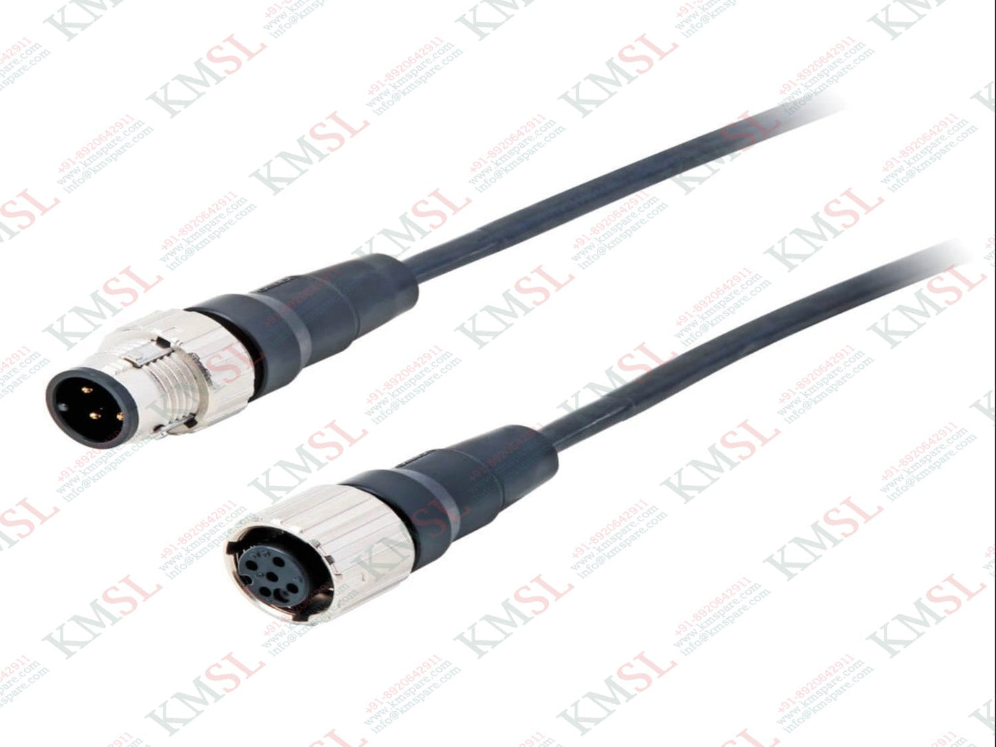Omron Connector Cable, XS2F-M12PVC3S10M Omron