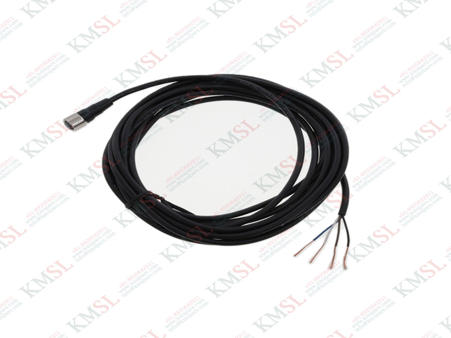 Omron Connector Cable, XS2F-M12PVC4S5M Omron