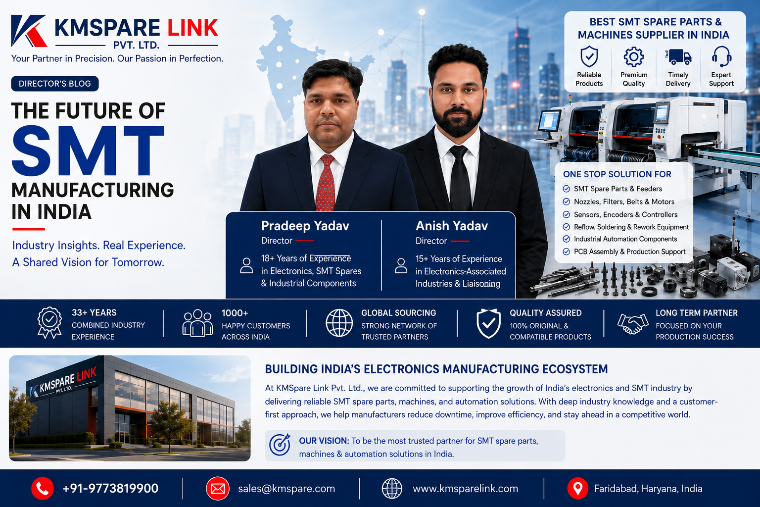 KMSpare Directors’ View: The Future of SMT in India — 2026 Industry Perspective