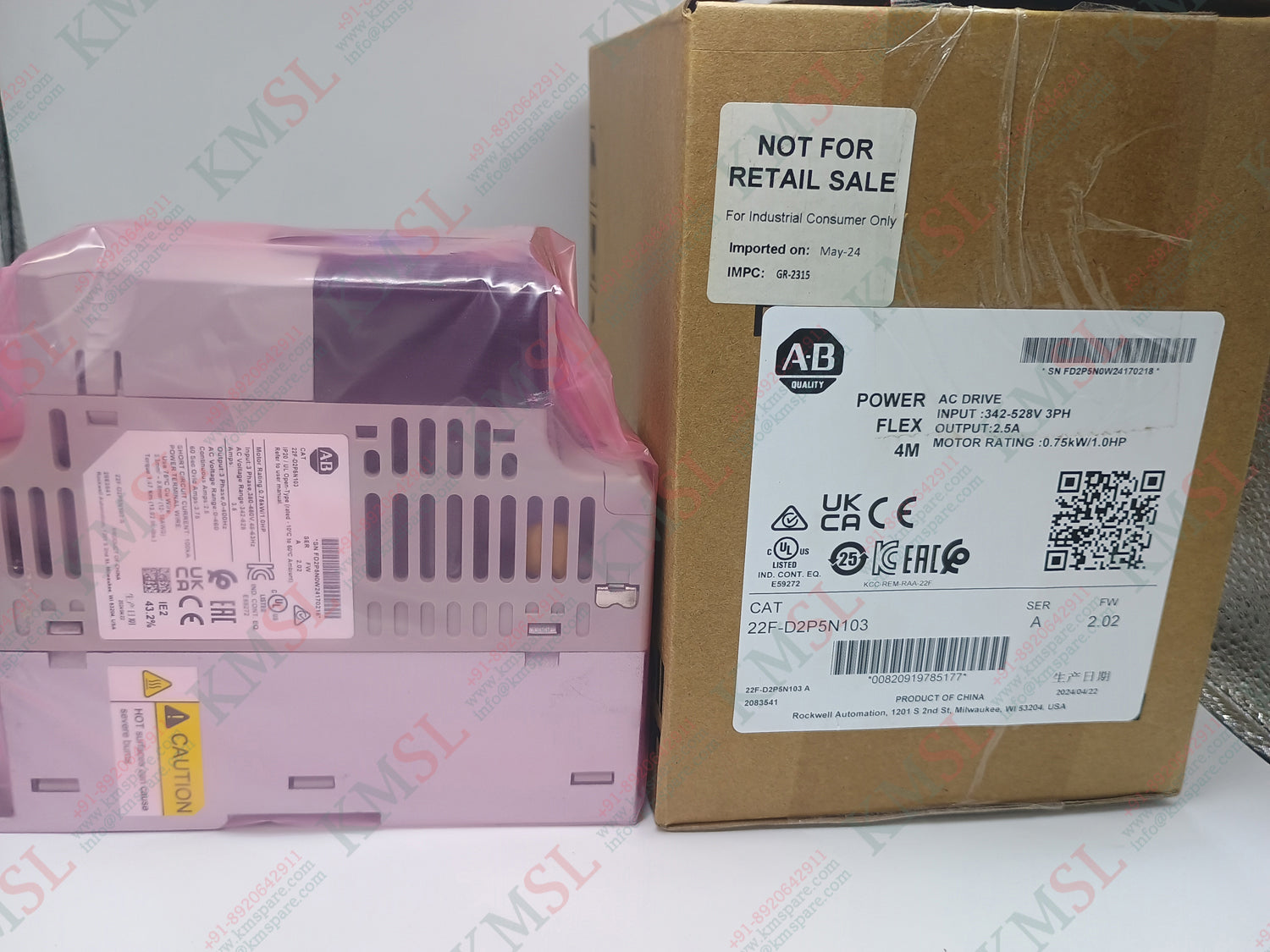 22F-D2P5M103 Allen Bradley AC Drive – PowerFlex 4M | KMSPARE