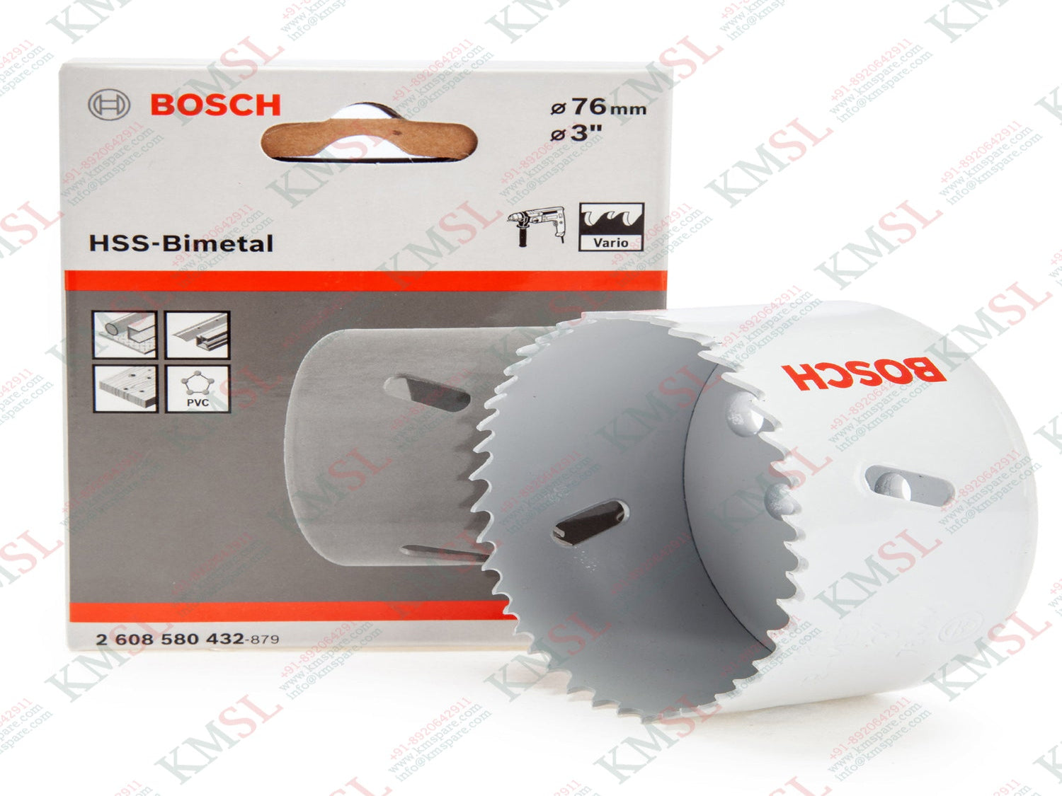 2608580432 Bosch Metal Hole Saw – Industrial Cutting Tool | KMSPARE