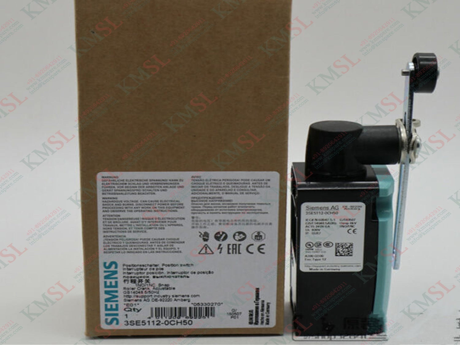 3SE5112-0CH50 Siemens Limit Switch | Industrial Position Switch | KMSPARE
