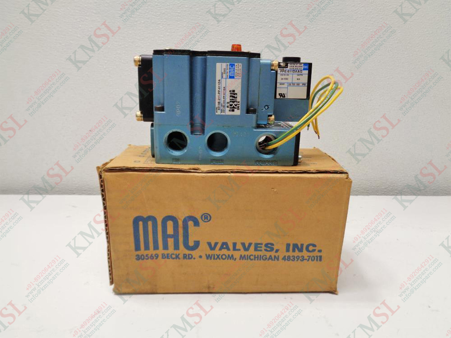 46283601 MAC Solenoid Valve | Industrial Pneumatic Valve | KMSPARE