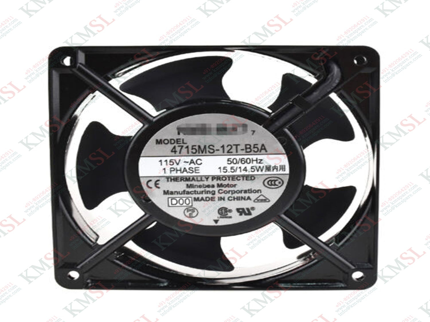 4715MS-12T-B5A NMB-MAT Cooling Fan | Industrial DC Fan | KMSPARE