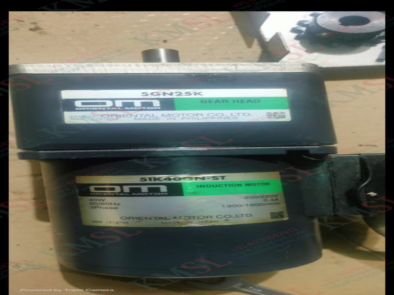 5GN25K Gear Head & 51K40GN-ST Oriental Induction Motor | KMSPARE