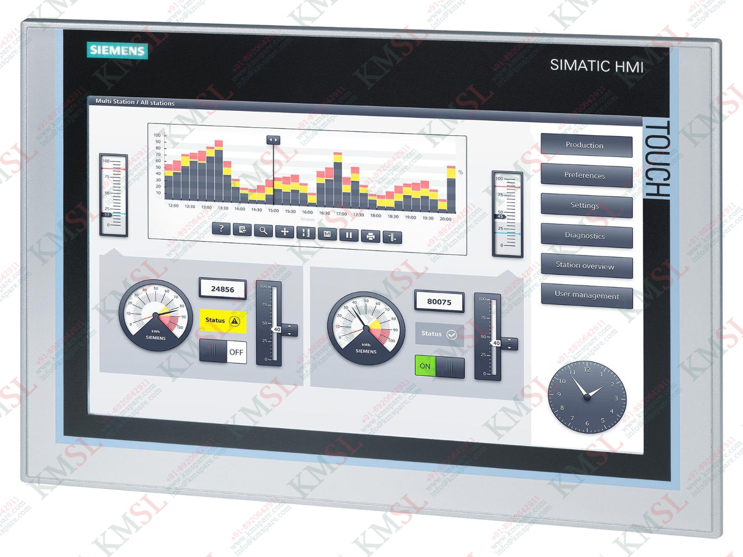 6AV2124-1JC01-0AX1 Siemens SIMATIC HMI | Operator Panel | KMSPARE