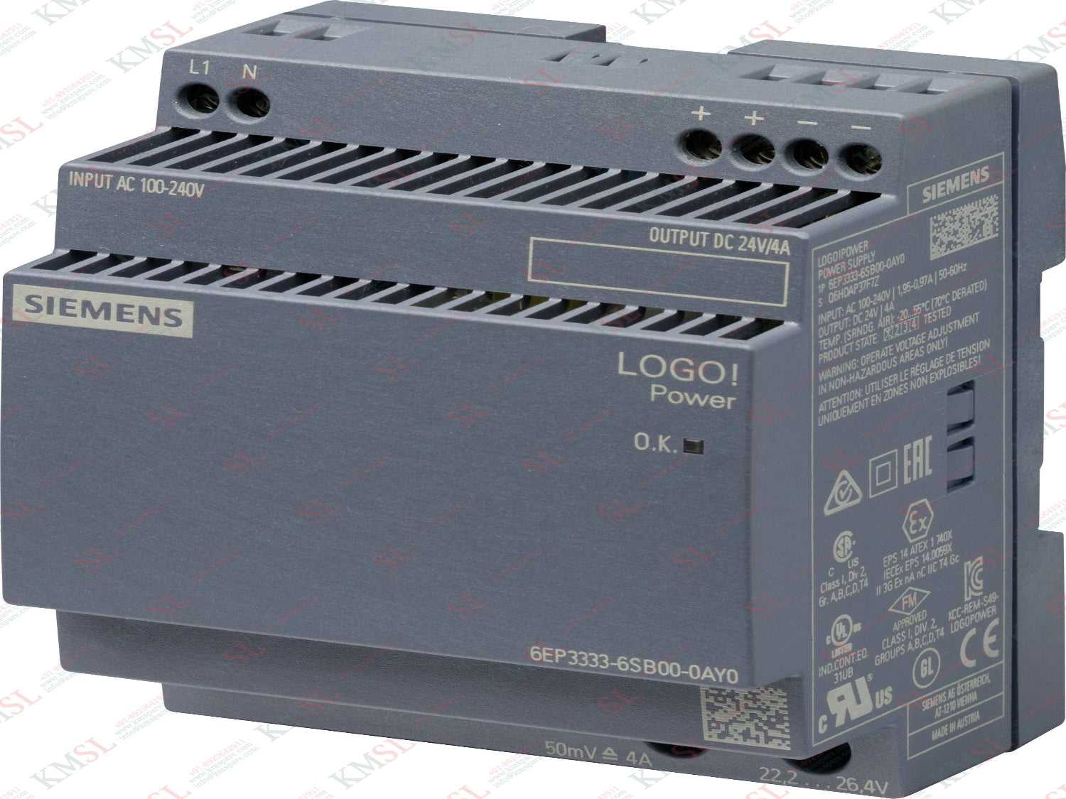 6EP3310-6SB00-0AY0 Siemens LOGO! Power Supply | 24V DC PSU | KMSPARE