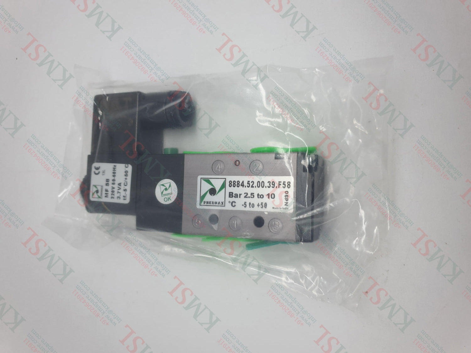 8884.52.00.39.F58 Pneumax Solenoid Valve – Industrial Pneumatic Valve | KMSPARE