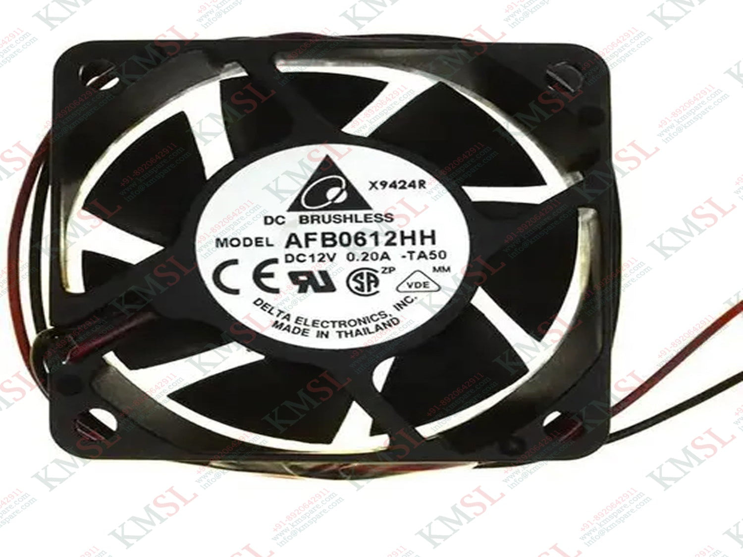 AFB0612HH 12V DC Delta Cooling Fan | KMSPARE LINK PVT LTD