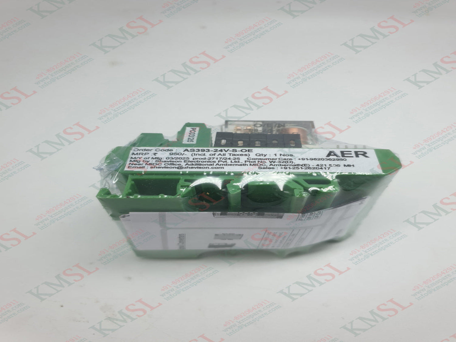 AS393-24V-S-OE Shavison Relay Module | KMSPARE LINK PVT LTD