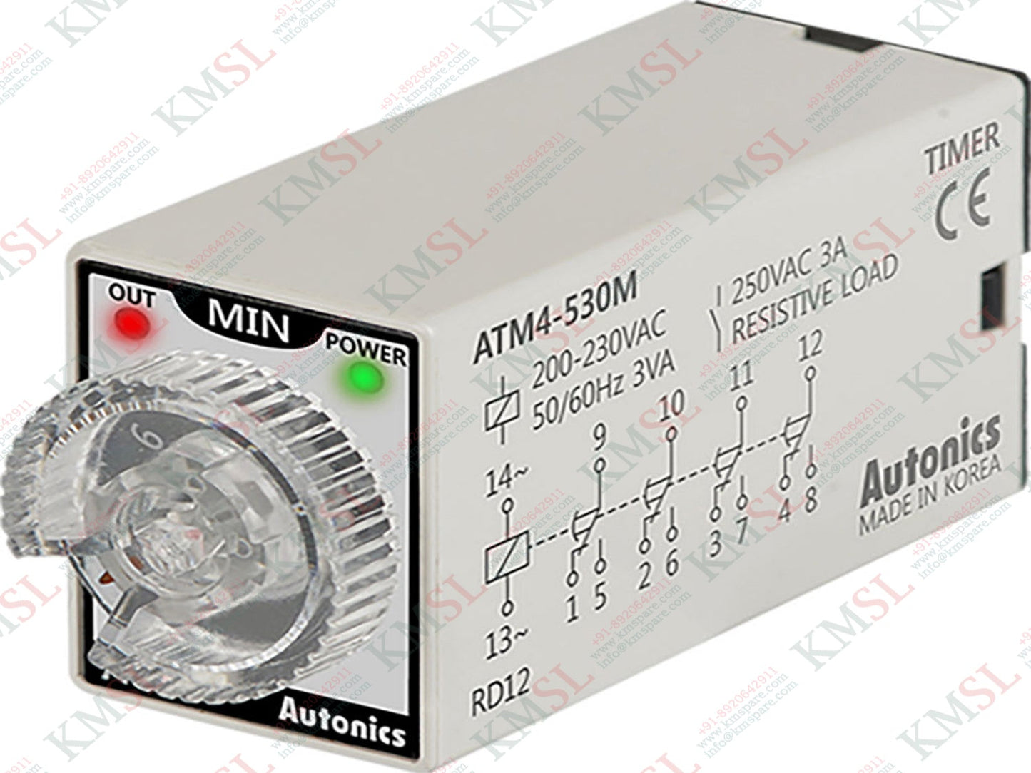 ATM4-530M Autonics, Autonics Miniature Analog Timers