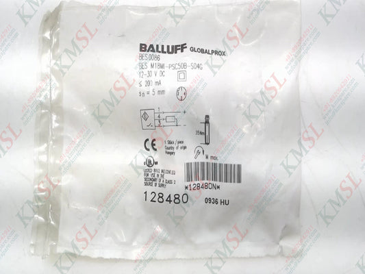 Balluff Inductive Sensor, M18MI-PSC50B-S04G
