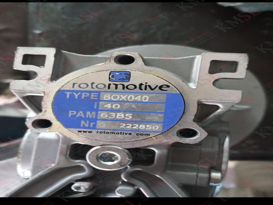 BOX040 Rotomotive Worm Gear Box | KMSPARE LINK PVT LTD