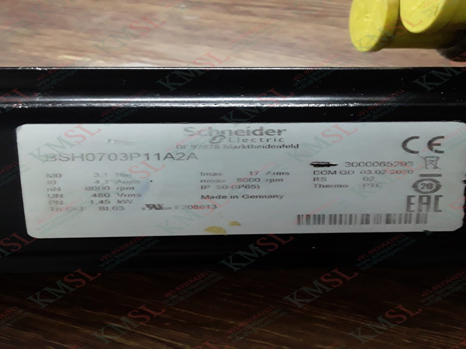 BSH0703P11A2A Schneider Servo Motor | KMSPARE LINK PVT LTD
