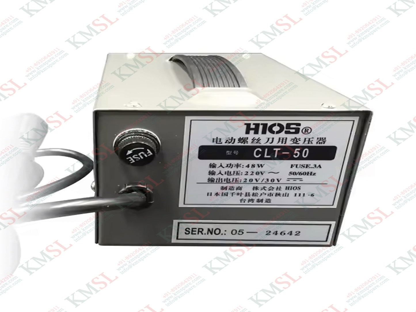 CLT-50 HIOS Electric Screwdriver DC Power Supply | Reliable Power Source | KMSPARE