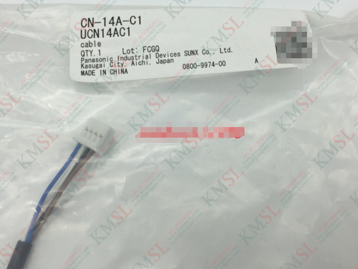 CN-14A-C1 Panasonic Connection Cable | High-Quality Industrial Cable | KMSPARE