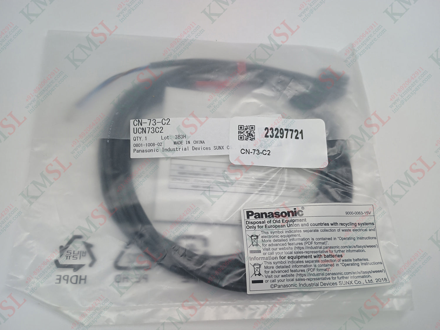 CN-73-C2 Panasonic Connection Cable | High-Quality Industrial Cable | KMSPARE