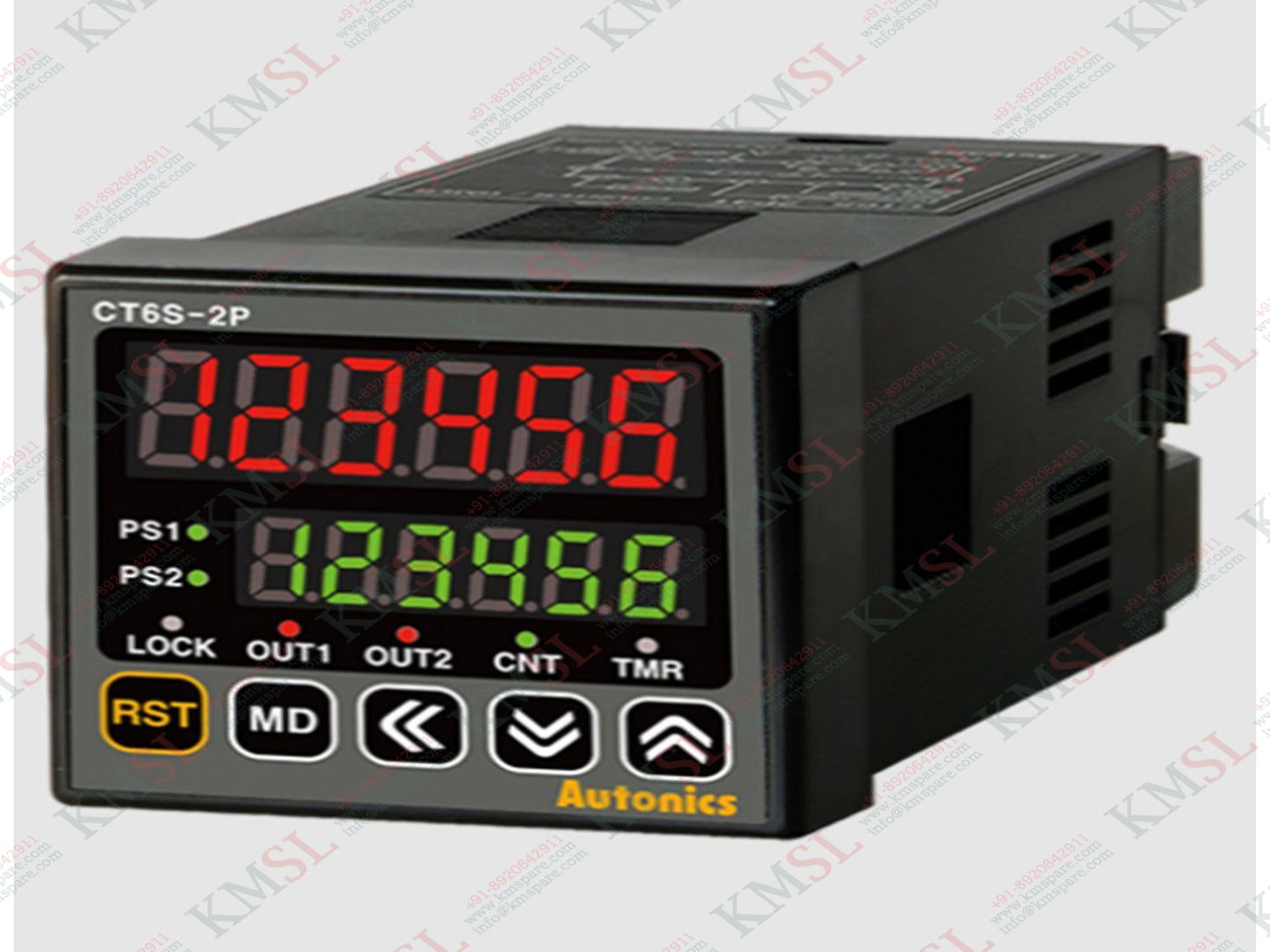 Autonics Programmable Digital Counter, CT6S-2P4T Autonics